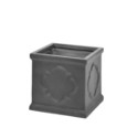 Black 'London' Square Planter for Artificial Trees **FREE UK MAINLAND DELIVERY**